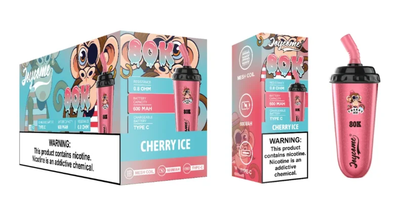 Suvaper Joycome 80k Puff 80000 Eu Warehouse Cherry Ice Disposable Vape Device