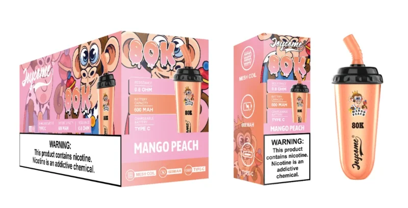 Suvaper Joycome 80k Puff 80000 Eu Warehouse Mango Peach Disposable Vape Device