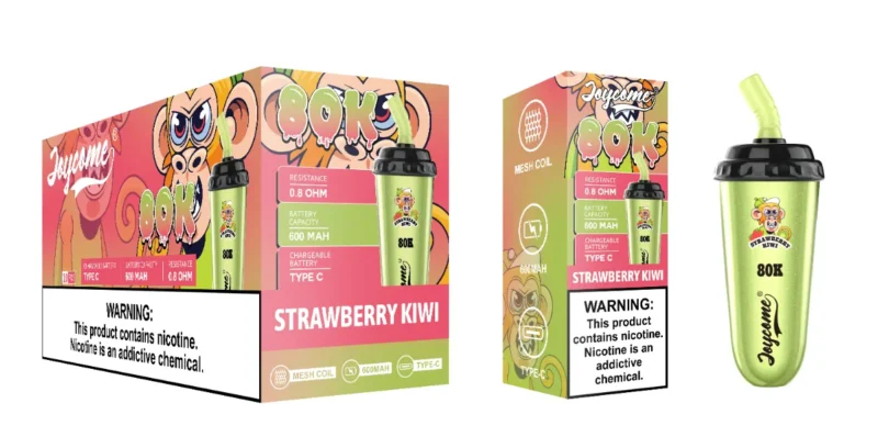 Suvaper Joycome 80k Puff 80000 Eu Warehouse Strawberry Kiwi Disposable Vape Device