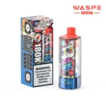 Suvaper Waspe Crystal 180k Blueberry Ice Cherry Cola Strawberry Vanilla Lemon Disposable Vape 180000 Puffs Device