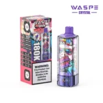 Suvaper Waspe Crystal 180k Strawberry Red Bull Cherry Cola Lemon Tropical Fruit Disposable Vape 180000 Puffs Device