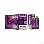 Suvaper Bang King 500k Puff 500000 Disposable Rechargeable 8 In 1 Flavors Blue Razz Ice Peach Grape Mango Vape Device