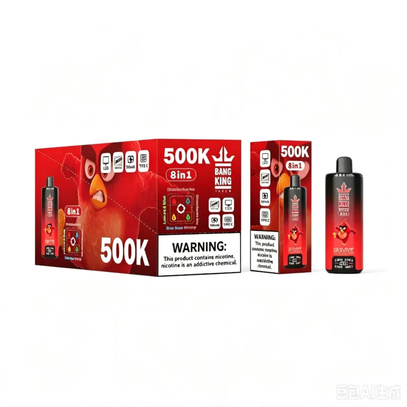 Suvaper Bang King 500k Puff 500000 Disposable Rechargeable 8 In 1 Flavors Fizzy Lemon Lime Mojito Pineapple Ice Cola Vap