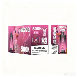 Suvaper Bang King 500k Puff 500000 Disposable Rechargeable 8 In 1 Flavors Watermelon Bubblegum Blueberries Raspberries R
