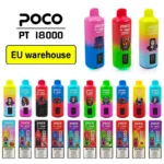 Suvaper Poco Pt 18000 Puffs 18k Disposable Vape Sour Apple Device