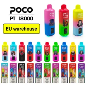 Suvaper Poco Pt 18000 Puffs 18k Disposable Vape Sour Apple Device