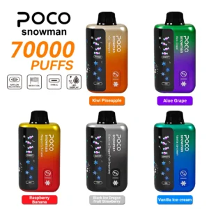 Suvaper Poco Snowman 70000 Puffs 70k Disposable Vape Aloe Grape Device