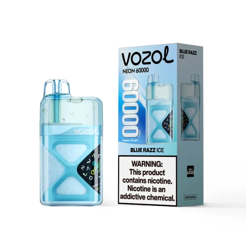 Suvaper Vozol Neon 60k Puff 60000 Disposable Vape Eu Warehouse Blue Razz Ice Device