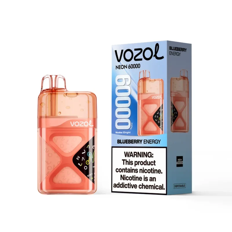 Suvaper Vozol Neon 60k Puff 60000 Disposable Vape Eu Warehouse Blueberry Energy Device