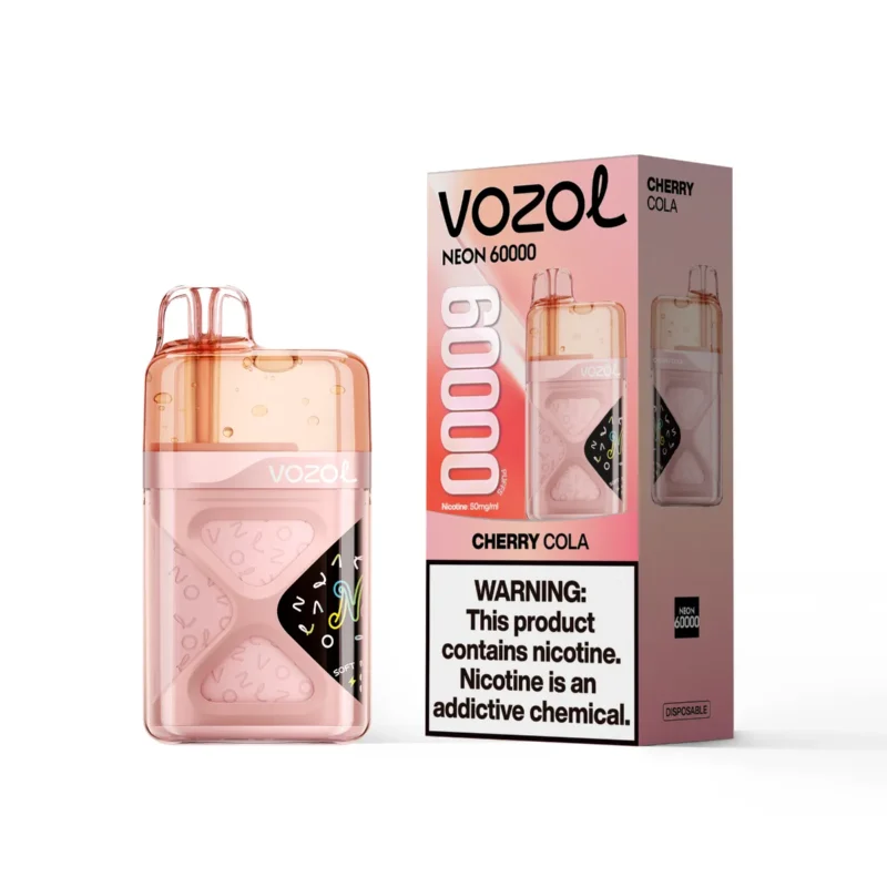 Suvaper Vozol Neon 60k Puff 60000 Disposable Vape Eu Warehouse Cherry Cola Device