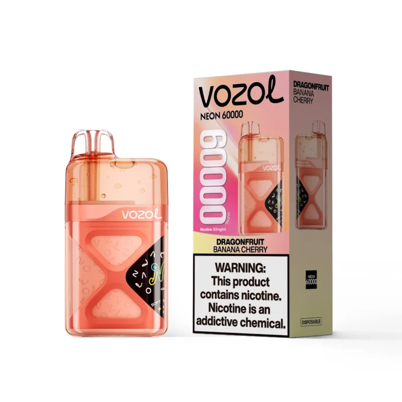 Suvaper Vozol Neon 60k Puff 60000 Disposable Vape Eu Warehouse Dragonfruit Banana Cherry Device