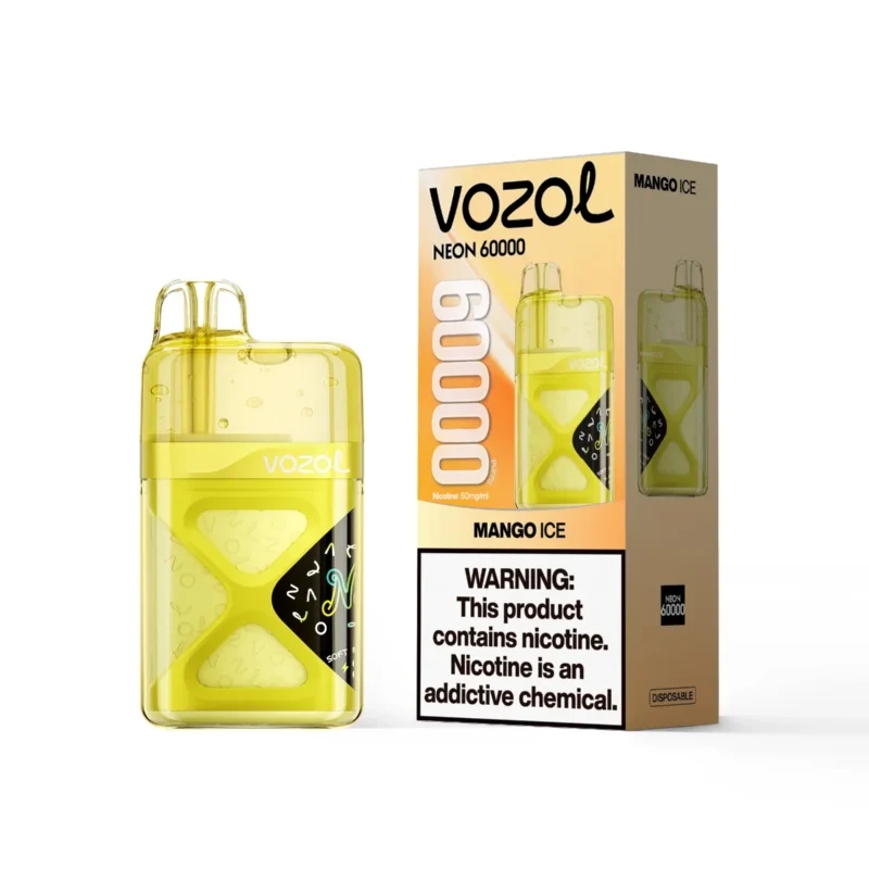 Suvaper Vozol Neon 60k Puff 60000 Disposable Vape Eu Warehouse Mango Ice Device