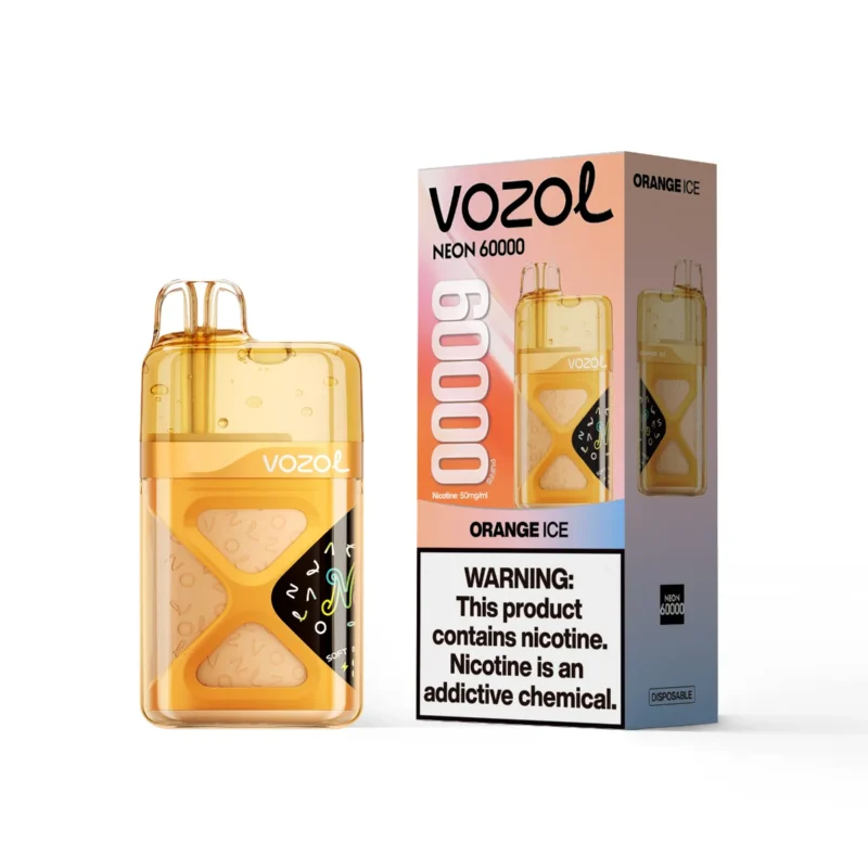 Suvaper Vozol Neon 60k Puff 60000 Disposable Vape Eu Warehouse Orange Ice Device