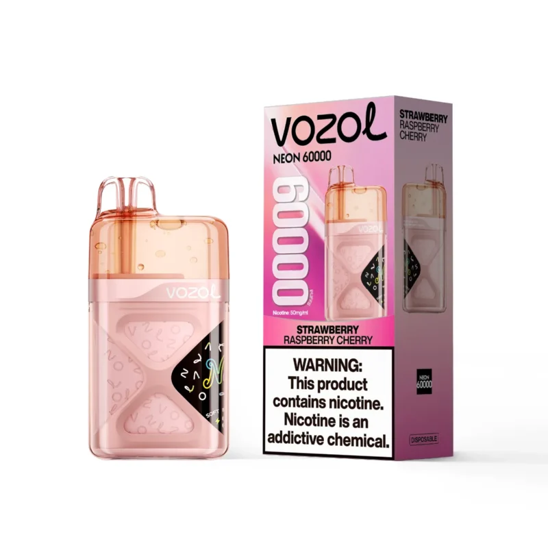 Suvaper Vozol Neon 60k Puff 60000 Disposable Vape Eu Warehouse Strawberry Raspberry Cherry Device