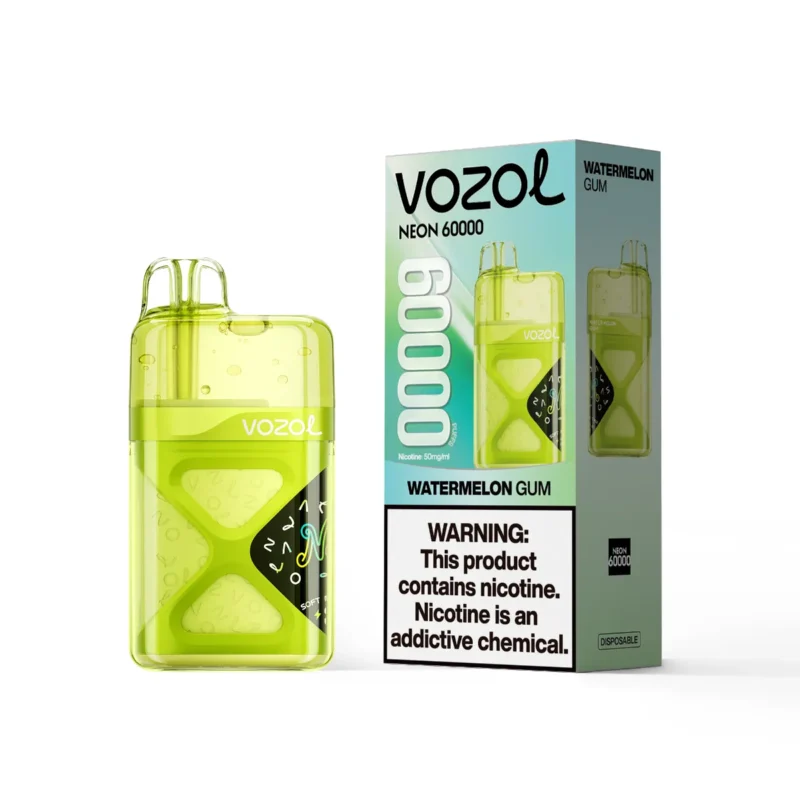 Suvaper Vozol Neon 60k Puff 60000 Disposable Vape Eu Warehouse Watermelon Gum Device
