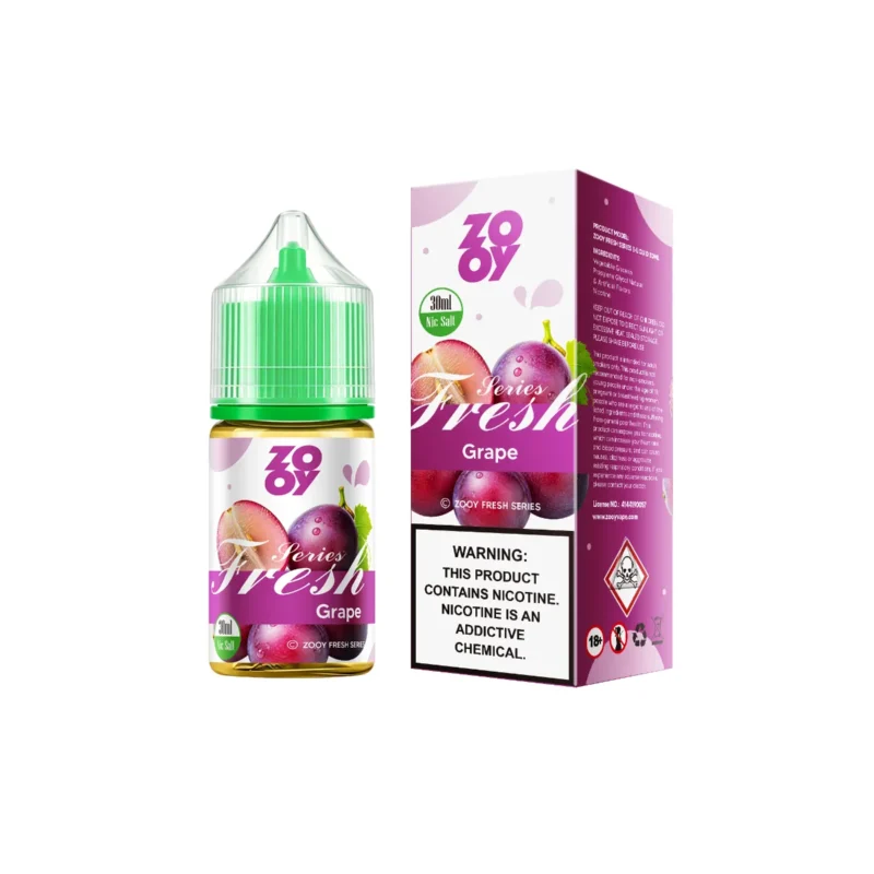 Suvaper Zooy Fresh Series E Liquid 30ml Grape Disposable Vape Device