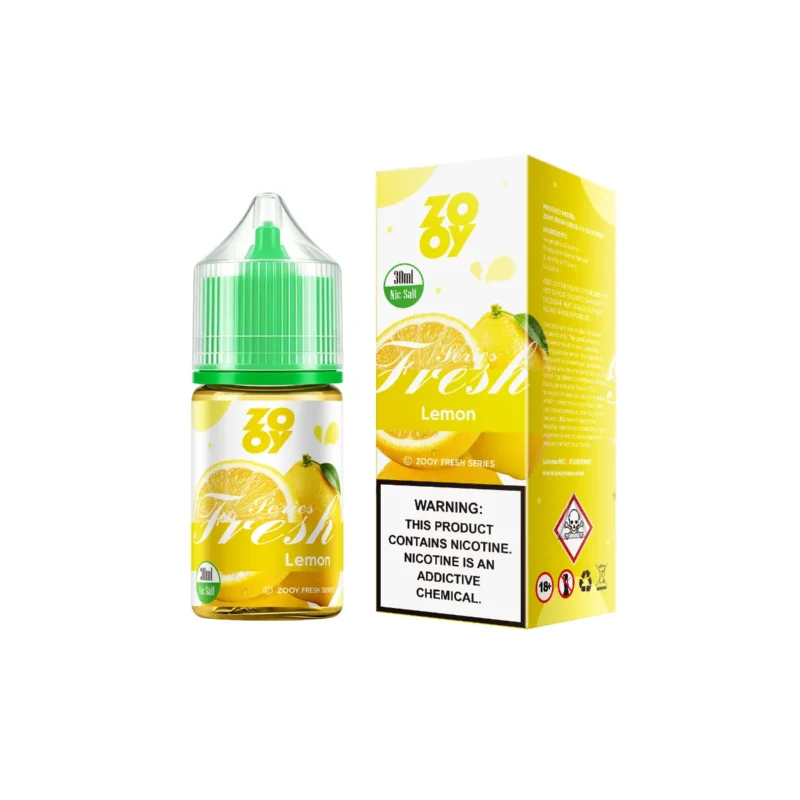 Suvaper Zooy Fresh Series E Liquid 30ml Lemon Disposable Vape Device