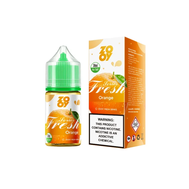 Suvaper Zooy Fresh Series E Liquid 30ml Orange Disposable Vape Device