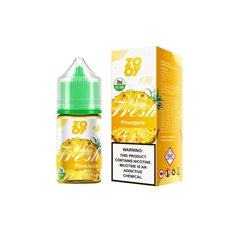 Suvaper Zooy Fresh Series E Liquid 30ml Pineapple Disposable Vape Device