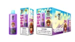 Suvaper Bang Blaze 500 000 bloss, engångsprodukt, 15-i-1-smaker: Druva, Is, Citronlime, Röd Mojito, Vattenmelon, Drakfrukt, Va