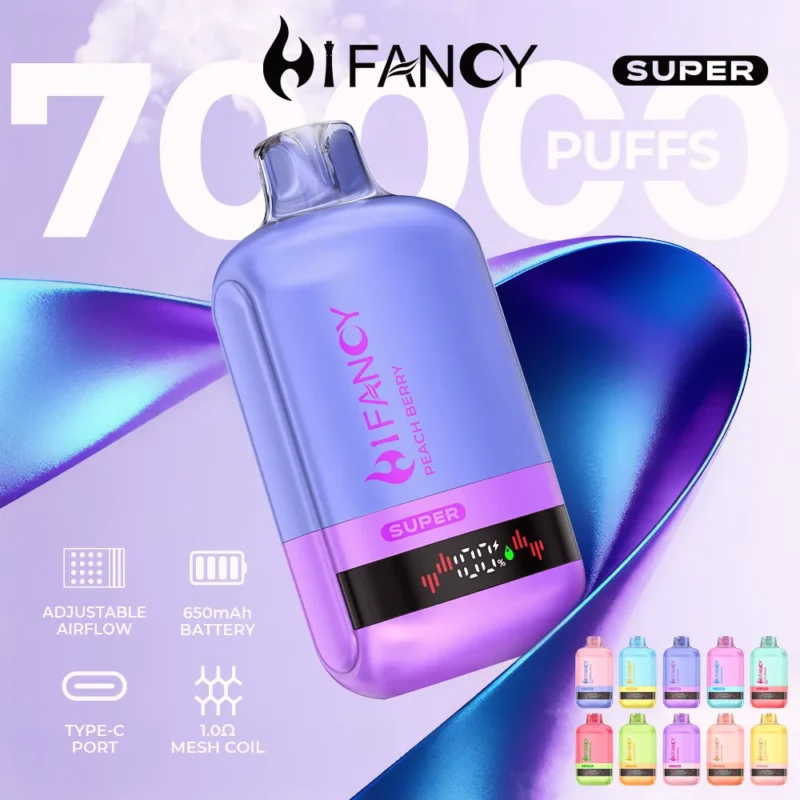 Suvaper Hifancy Super 70000 Puffs Product Gallery Image 22 Eu Warehouse Disposable Vape Device