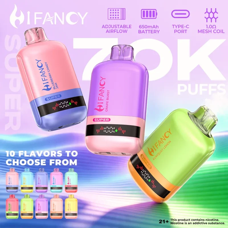 Suvaper Hifancy Super 70000 Puffs Product Gallery Image 23 Eu Warehouse Disposable Vape Device