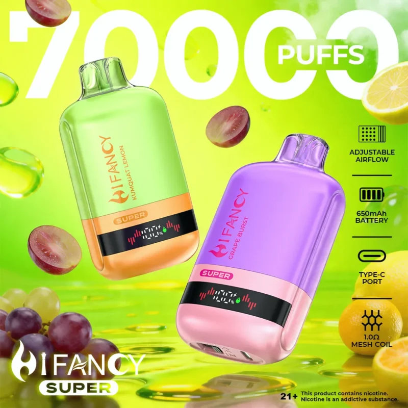 Suvaper Hifancy Super 70000 Puffs Product Gallery Image 27 Eu Warehouse Disposable Vape Device