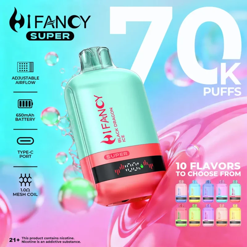 Suvaper Hifancy Super 70000 Puffs Product Gallery Image 28 Eu Warehouse Disposable Vape Device