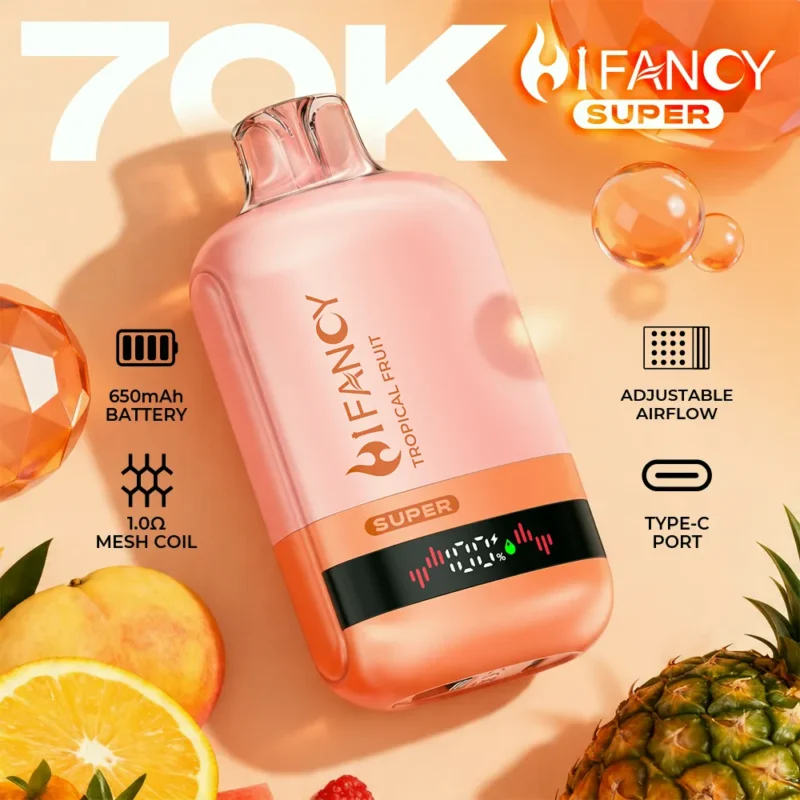 Suvaper Hifancy Super 70000 Puffs Product Gallery Image 30 Eu Warehouse Disposable Vape Device
