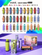 Suvaper Vozol Gear フーカ 40,000パフ 各種フレーバー・パッケージ EU倉庫在庫 使い捨て電子タバコデバイス