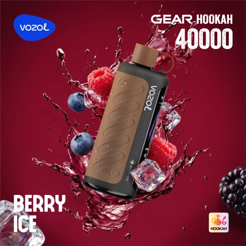 Suvaper Vozol Gear フッカー 40000パフ ベイプ ベリーアイス EU倉庫 使い捨てデバイス