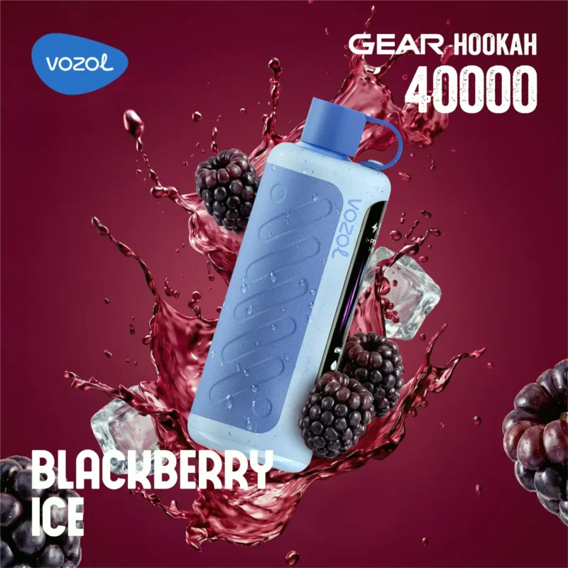 Suvaper Vozol Gear フカ 40,000パフ ベイプ ブラックベリーアイス EU倉庫 使い捨てデバイス