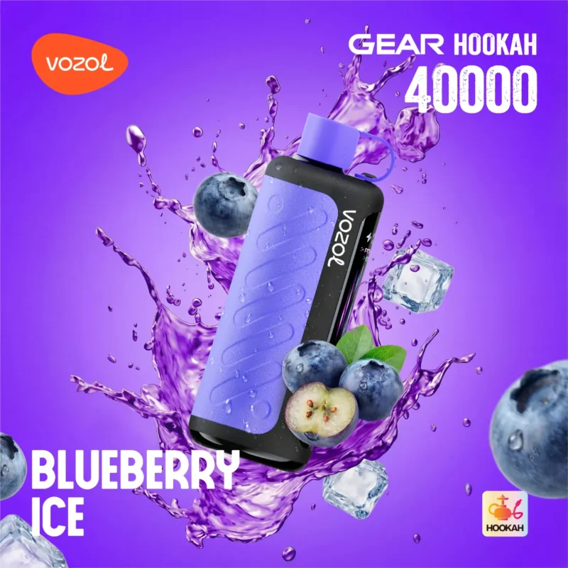 Suvaper Vozol Gear フカ 40,000パフ ベイプ ブルーベリーアイス EU倉庫 使い捨てデバイス