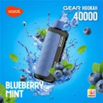 Suvaper Vozol Gear フッカー 40,000パフ ベイプ ブルーベリーミント EU倉庫 使い捨てデバイス