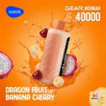 Suvaper Vozol Gear フカ 40,000パフ ベイプ ドラゴンフルーツ・バナナ・チェリー EU倉庫 使い捨てデバイス