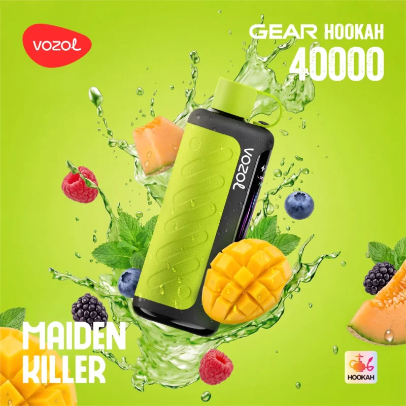 Suvaper Vozol Gear フカ 40,000パフ ベイプ メイデンキラー EU倉庫 使い捨てデバイス