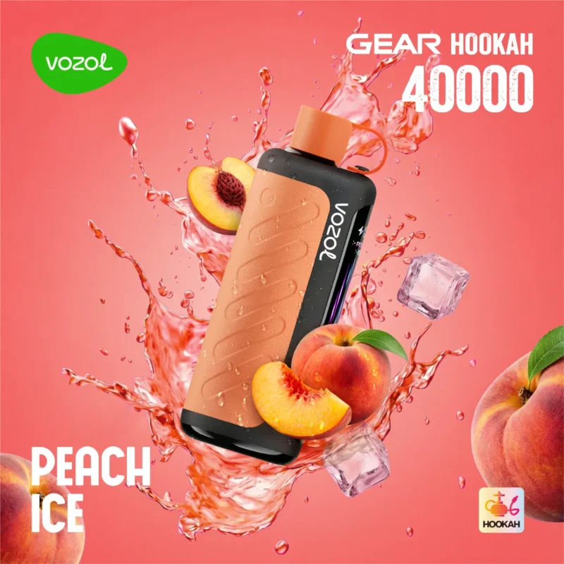 Suvaper Vozol Gear フカ 40,000パフ ベイプ ピーチアイス EU倉庫 使い捨てデバイス