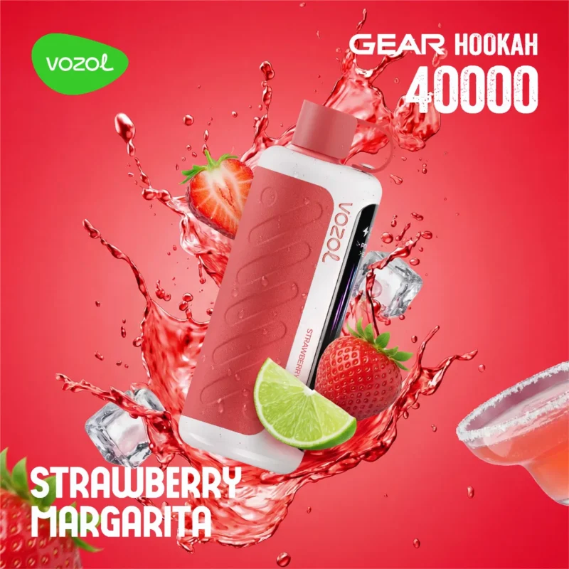 Suvaper Vozol Gear フカ 40,000パフ ベイプ ストロベリーマルガリータ EU倉庫 使い捨てデバイス