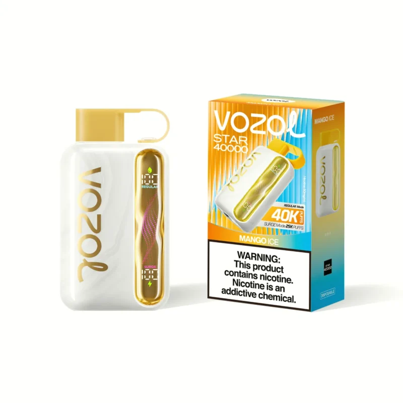 Suvaper Vozol Star 40000パフ マンゴーアイス コンパクトパッケージ 047 EU倉庫 使い捨てベイプデバイス