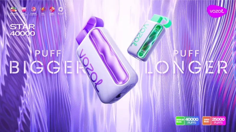 Suvaper Vozol Star 40,000パフ 商品画像 002 EU倉庫 使い捨てVAPEデバイス