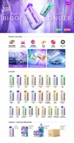 Suvaper Vozol Star 40000パフ 商品画像 010 EU倉庫 使い捨てVapeデバイス