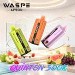 Suvaper Waspe Quinton 500k 500000 Puffs 10 In 1 Vape Colorful Angle Product Display Eu Warehouse