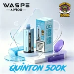Suvaper Waspe Quinton 500k 500000 Puffs 10 In 1 Vape Device And Packaging Hero Eu Warehouse