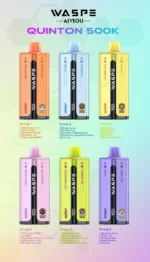 Suvaper Waspe Quinton 500k 500000 Puffs 10 In 1 Vape Flavor Group List Eu Warehouse Disposable Device