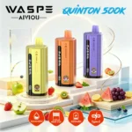 Suvaper Waspe Quinton 500k 500000 Puffs 10 In 1 Vape Multi Device Feature Icons Eu Warehouse