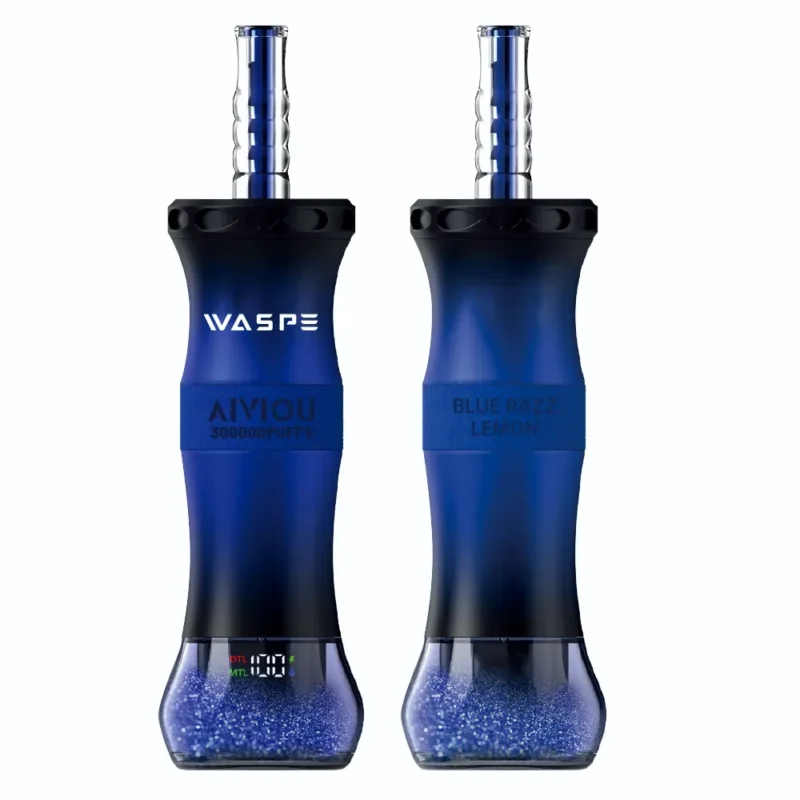 Suvaper Waspe シーシャ・フッカー 300k 300000 パフ ブルー・ラズ・レモン 商品詳細 1 EU倉庫 使い捨てベイプデバイス