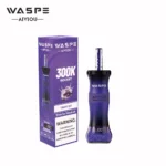 Suvaper Waspe シーシャ・フッカー 300k 300,000パフ グレープアイス 商品詳細 1 EU倉庫 使い捨てベイプデバイス