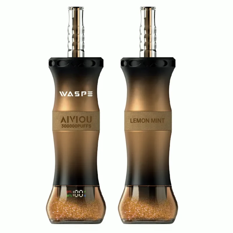 Suvaper Waspe シーシャ・フッカー 300k 300000パフ レモンミント 商品詳細 1 EU倉庫 使い捨てベイプデバイス