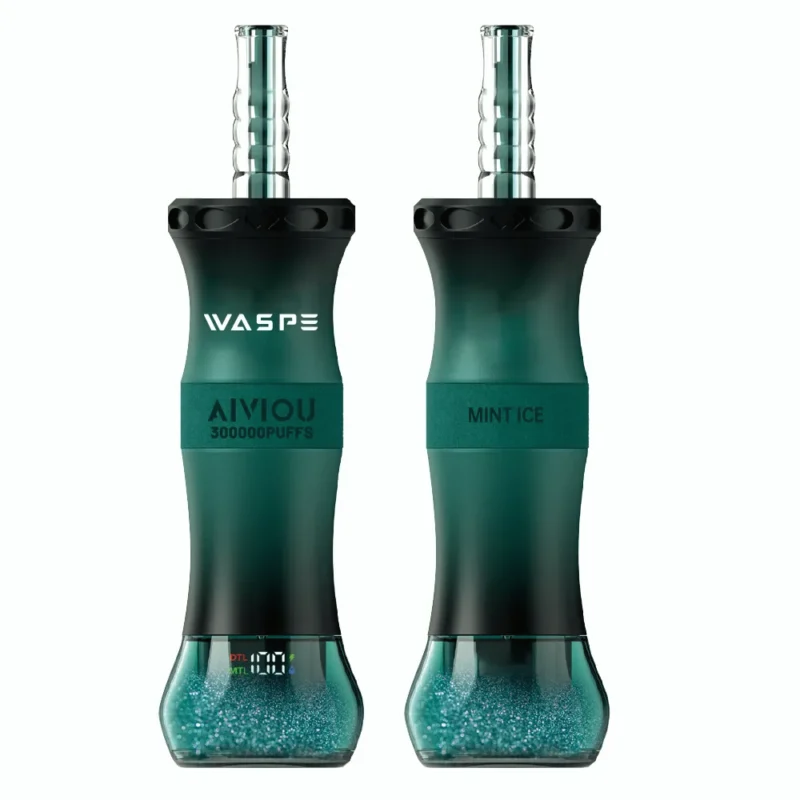 Suvaper Waspe シーシャ・フッカー 300k 300000パフ ミントアイス 商品詳細 1 EU倉庫 使い捨てVapeデバイス