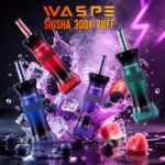 Suvaper Waspe シーシャ・フッカー 300k 300,000パフ ベイプライフスタイルポスター EU倉庫 使い捨てデバイス